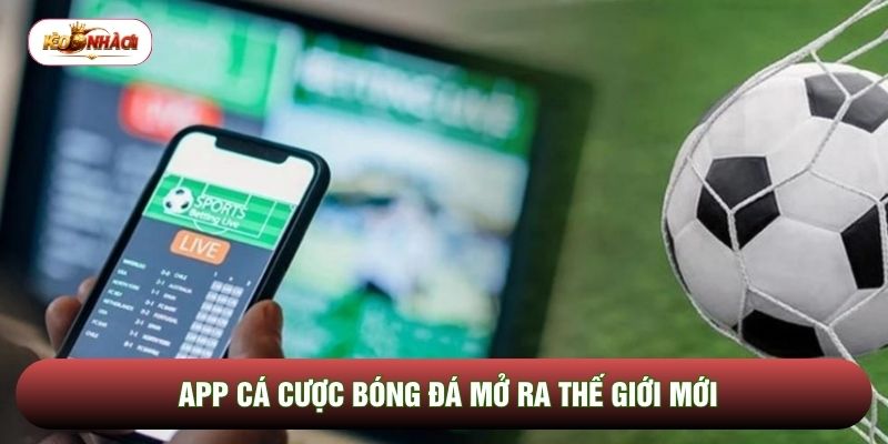 App cá cược bóng đá mở ra thế giới mới
