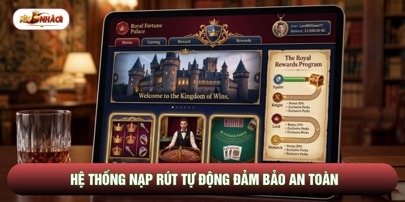 Hệ thống nạp rút tự động đảm bảo an toàn