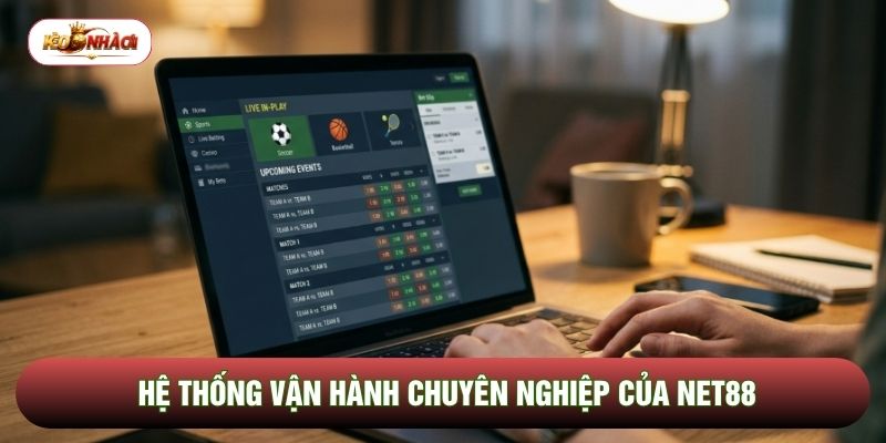Hệ thống vận hành chuyên nghiệp của Net88