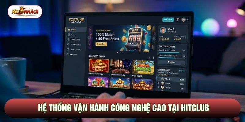 Hệ thống vận hành công nghệ cao tại Hitclub Hệ thống vận hành công nghệ cao tại Hitclub