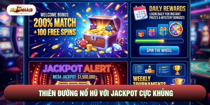 Thiên đường nổ hũ với Jackpot cực khủng