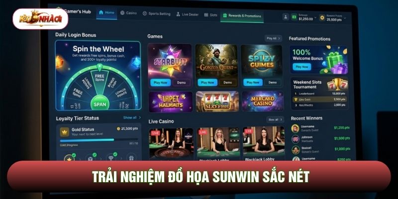 Trải nghiệm đồ họa Sunwin sắc nét