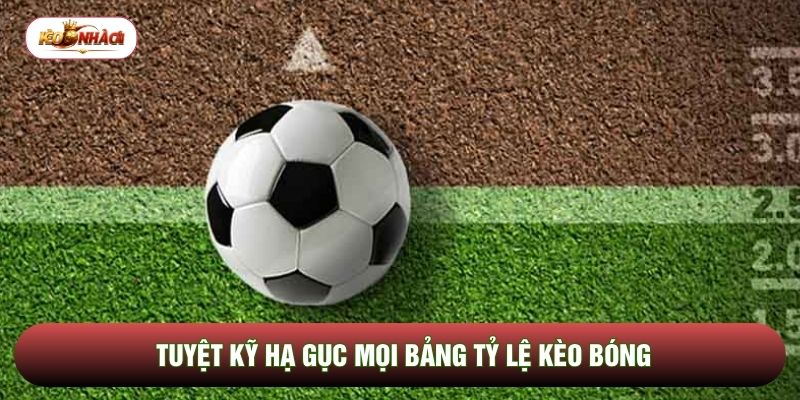 Tuyệt kỹ hạ gục mọi bảng tỷ lệ kèo bóng