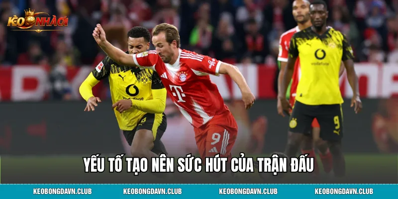 Các nhân tố quyết định cục diện trận Bayern Munich vs Borussia Dortmund