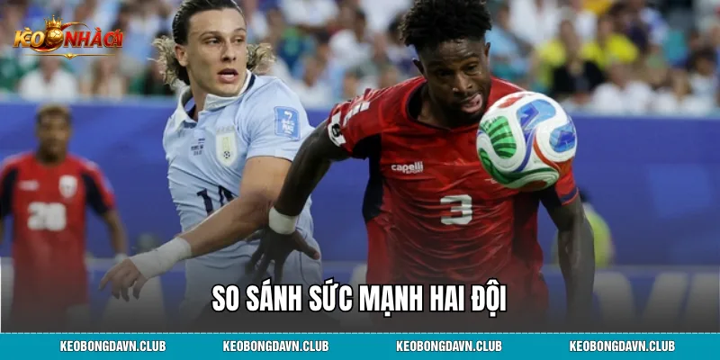 So sánh sức mạnh hai đội