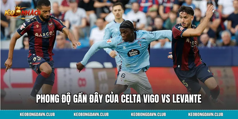 Phong độ gần đây của Celta Vigo vs Levante