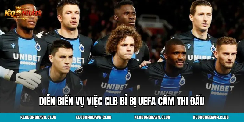 Diễn biến vụ việc CLB Bỉ bị UEFA cấm thi đấu