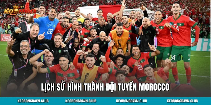 Lịch sử hình thành đội tuyển Morocco