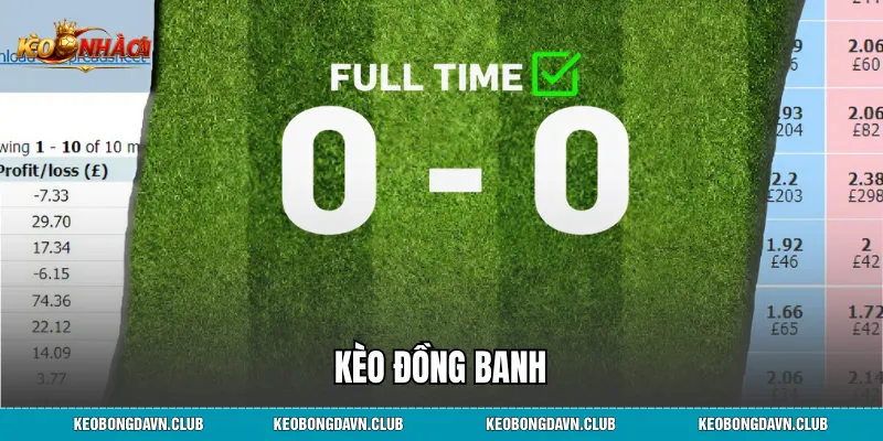 Kèo Đồng Banh Là Gì? Hướng Dẫn Cách Đọc Và Soi Kèo Luôn Thắng