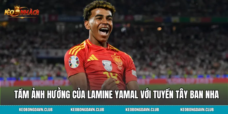 Tầm ảnh hưởng của Lamine Yamal với tuyển Tây Ban Nha