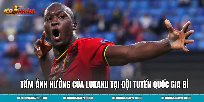Tầm ảnh hưởng của Lukaku tại đội tuyển quốc gia Bỉ