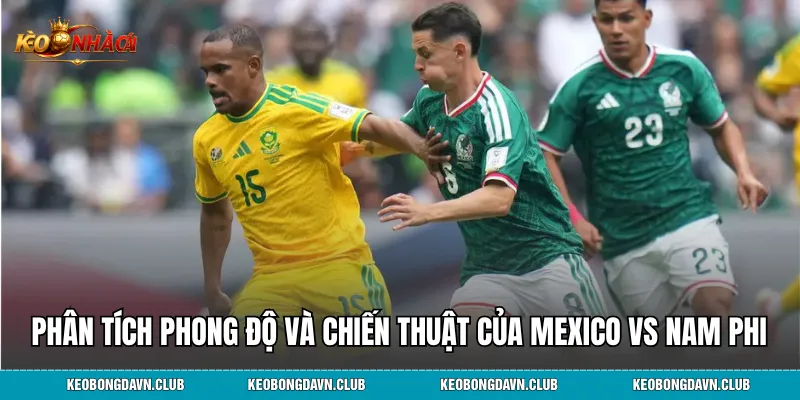 Phân tích phong độ và bản sắc chiến thuật của Mexico vs Nam Phi