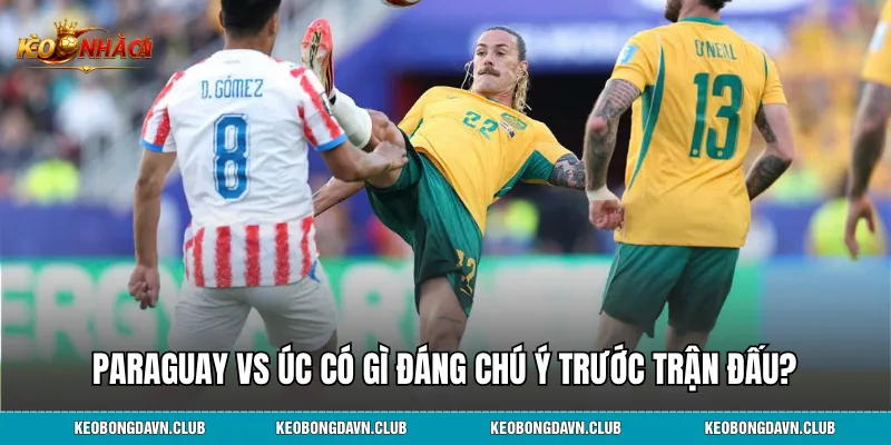 Paraguay vs Úc có gì đáng chú ý trước trận đấu?