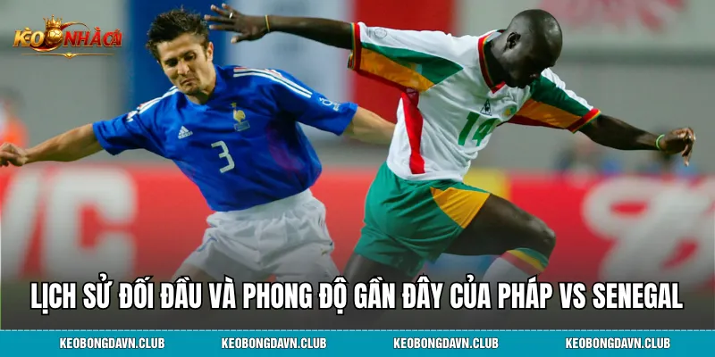 Lịch sử đối đầu và phong độ gần đây của Pháp vs Senegal