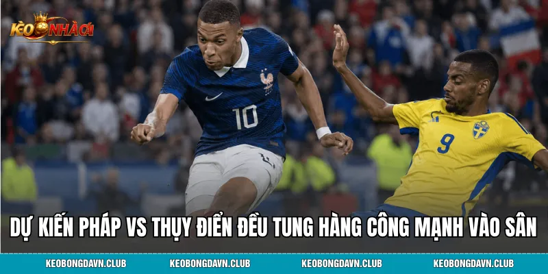 Dự kiến Pháp vs Thụy Điển đều tung hàng công mạnh vào sân
